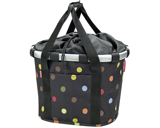 Panier avant BIKEBASKET À Pois
