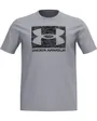 T-SHIRT MC Homme UA ABC CAMO BOXED LOGO SS Gris