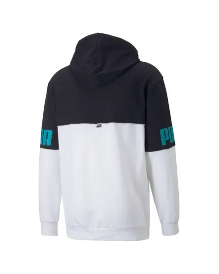 Sweatshirt à capuche manches longues Homme FD PP BLK HDY TR Blanc