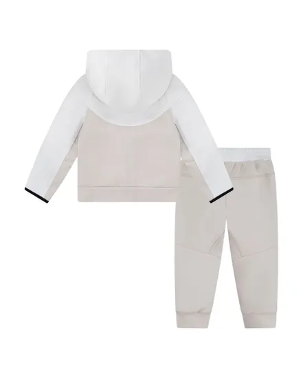 Survêtement Bébé NKN TECH FLEECE HOODED FULL ZI Beige