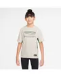 T-shirt Enfant plus agé B NK DF MULTI  SS TOP GX LOVE Beige