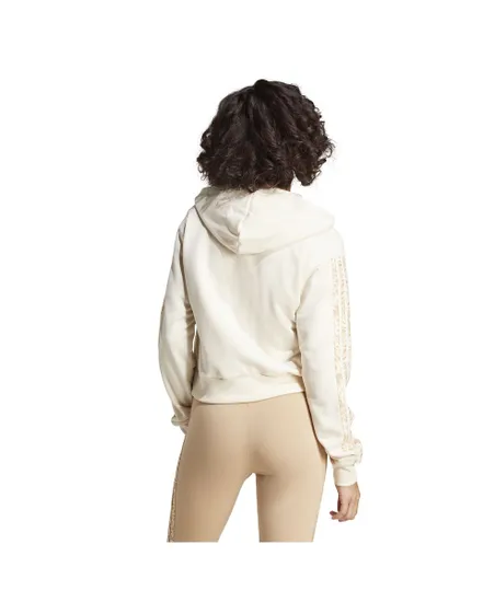 Sweat zip à capuche Femme W RC 3S FZ HD Beige