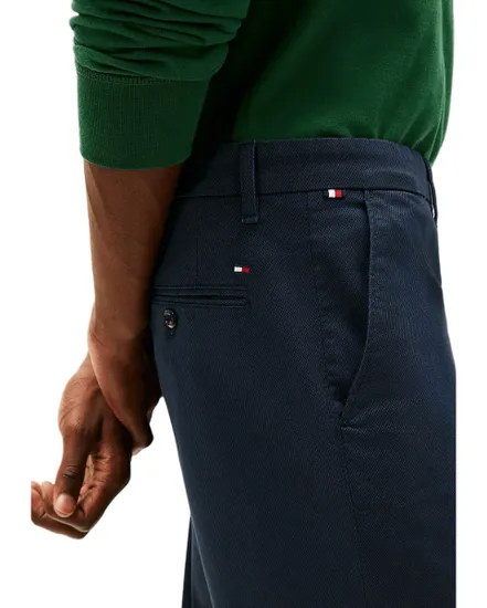 Pantalon chino Homme DENTON PRINTED STRUCTURE CHINO Bleu Marine