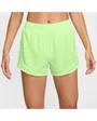 Short de running Femme W NK TEMPO DF MR 3 Jaune-Vert