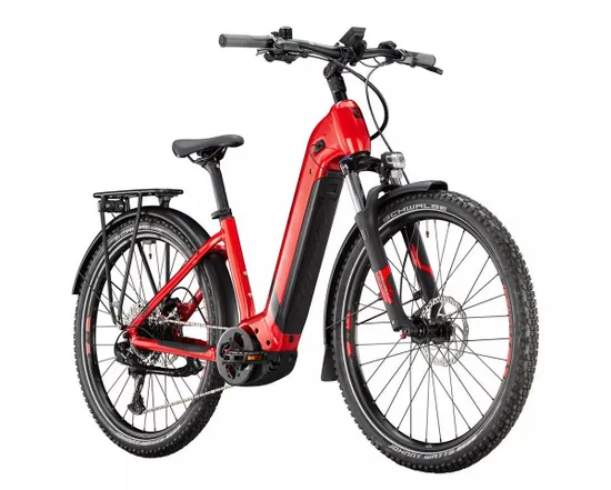 Vélo électrique urbain/trekking Femme CAIRON C 3.0 WAVE Rouge/Noir