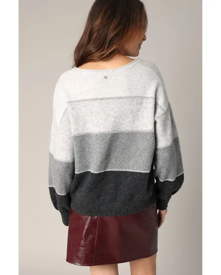 Pull Femme LODINA PU W Gris