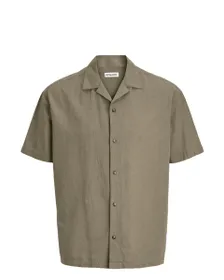 Chemise Resort Homme JJESUMMER Linen Blend