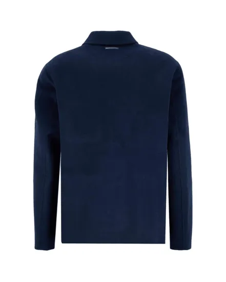 Veste zippée Homme LS DOUBLE FACE WOOL Saphir Foncé