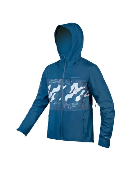 Veste imperméable Homme SINGLETRACK II Bleu Myrtille