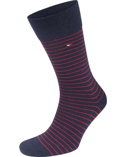 Lot de 2 paires de chaussettes Homme SMALL STRIPE SOCK 2P Bordeaux