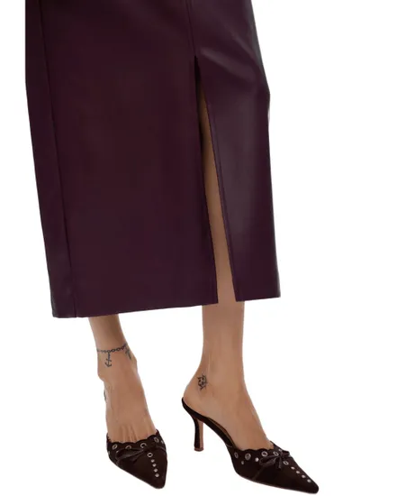 Jupe Femme VMOLIVELIPPA HW Coated 7 8