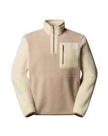 Polaire col zip Homme M YUMIORI 1/4 ZIP Beige