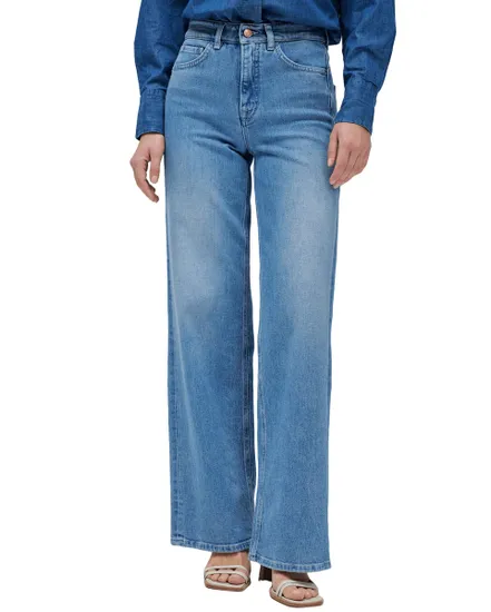 Jeans Femme Faith Wide Leg Medium Wash