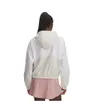 Veste zip à capuche Femme UA RIVAL WOVEN JKT HD Blanc