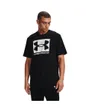 T-shirt de sport homme UA ABC CAMO BOXED LOGO SS Noir