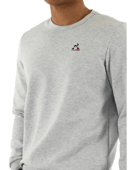 Sweat Homme ESS CREW SWEAT N2 M GRIS CHINE CLAIR