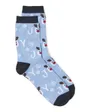1 Paire de chaussettes Femme VMELF SOCKS XMAS Bleu