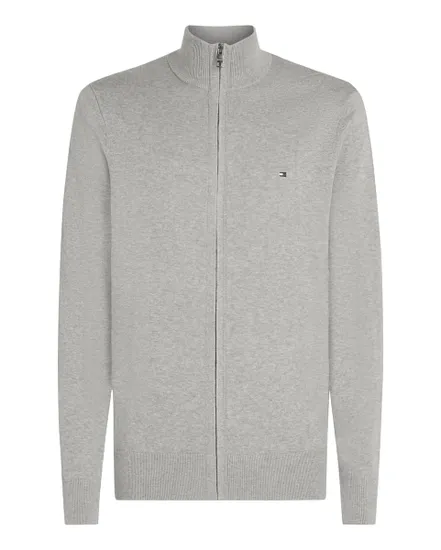 Cardigan Homme Pima Org Ctn Cashmere Zip Thru