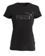 T-SHIRT FEMME W ESS+ANI TEE Noir