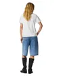 Short Jean Femme Skater Denim Mi-Haute