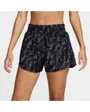 Short Femme NIKE ONE DF HR 3IN BR SHRT AOP Noir