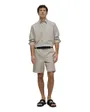 Short Homme Cotton Linen Garment Dye Set