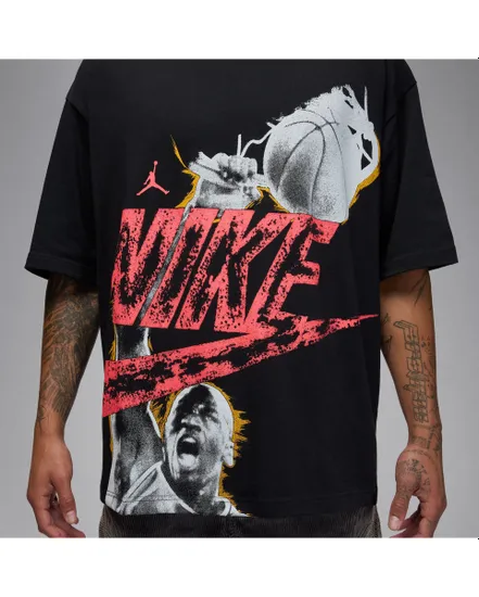 T-shirt Homme M J REISSUE OVSZ SS CREW Noir