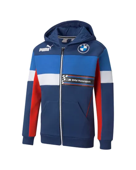 Sweatshirt à capuche manches longues Enfant JR BMW MMS SDS HDD JKT Bleu