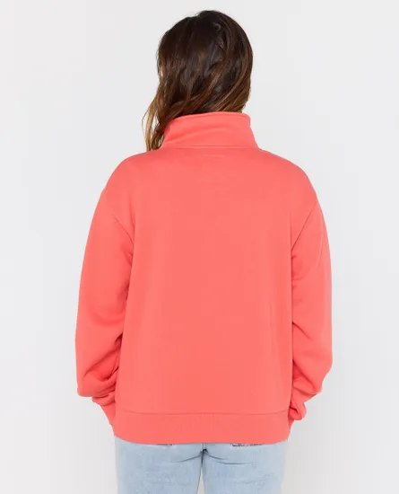 Polaire col zip Femme HALF ZIP FLEECE Rose