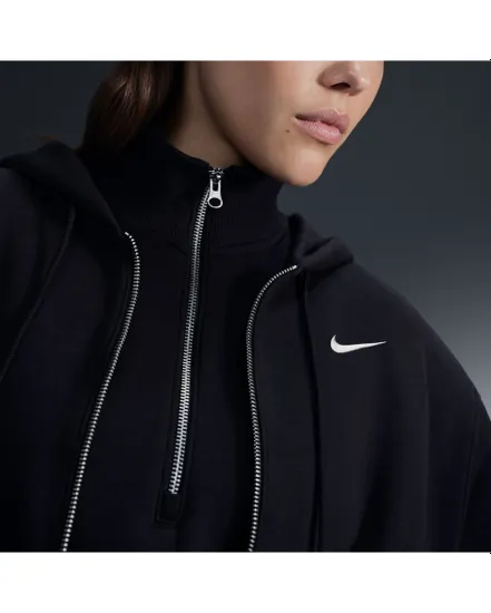 Sweat zip à capuche Femme W NSW PHNX FLC FZ OS HOODIE Noir