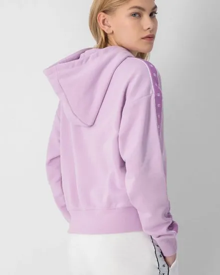 Sweat à capuche manches longues Femme HOODED SWEATSHIRT Violet