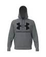 Sweat à capuche manches longues Homme UA Rival Fleece Big Logo HD Gris