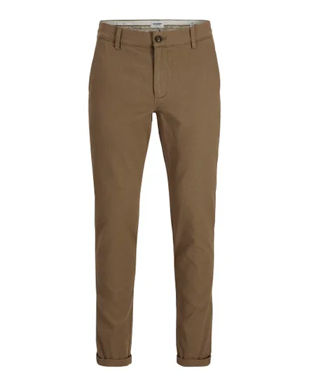 Pantalon chino Homme JPSTMARCO FURY NOOS Marron