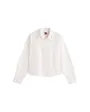 Chemisier Femme OVS CROP OXFORD SHIRT Écru