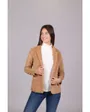 Veste blazer velours femme Femme VESTE Beige