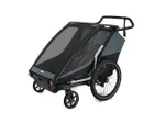 Remorque pour enfant 2 places CHARIOT CAB Gris