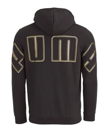 Sweat à capuche Homme MAXIMAL METALLIC RELAXED HOODIE FL Noir