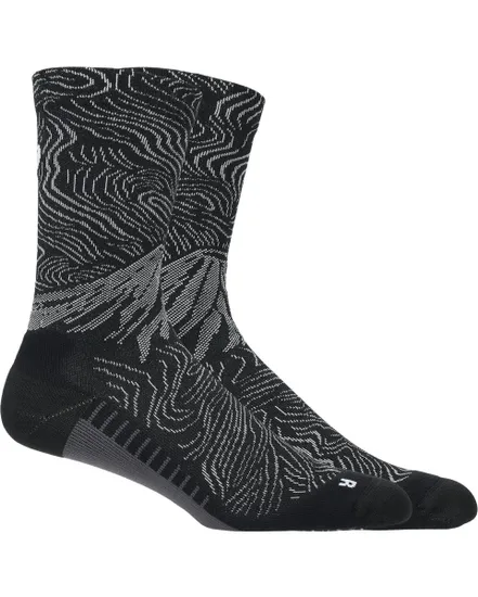 1 Paire de chaussettes Unisexe FUJITRAIL GRAPHIC CREW SOCK Noir