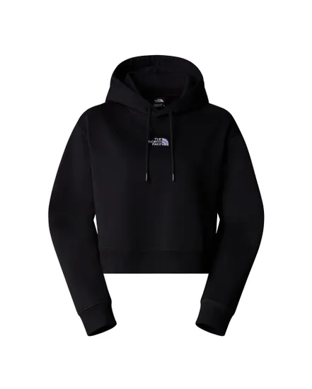 Sweat à capuche Homme W ESSENTIAL CROP HOODIE Noir