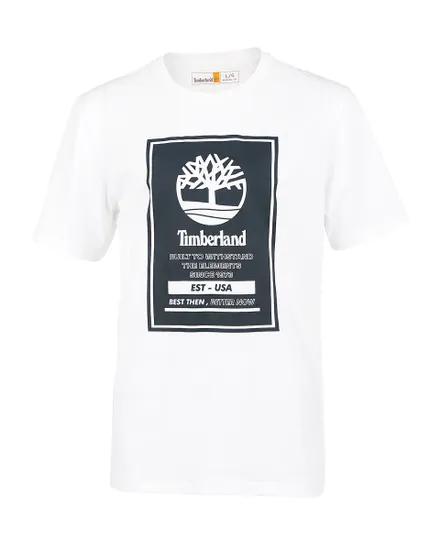 T-shirt manches courtes Homme STACK LOGO TEE Blanc
