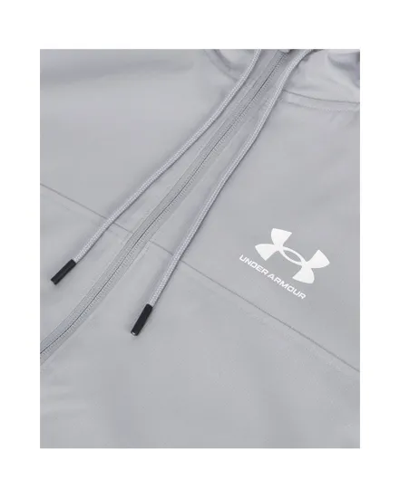 Veste zip à capuche Homme UA RIVAL WVN WINDBREAKER Gris