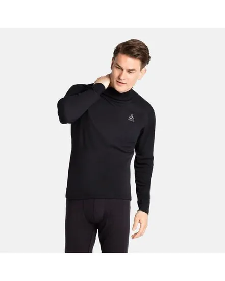 Haut manches longues Homme BL TOP TURTLE NECK L/S ACTIVE WARM ECO Noir