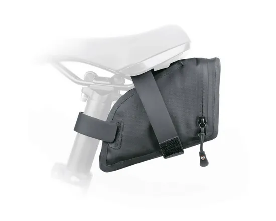 Sacoche de selle RACE L Gris/Noir