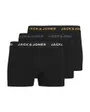 Lot de 3 boxers Homme JACCONOR SOLID TRUNKS 3 PACK Noir