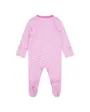 Combinaison Bébé NKN STRIPED FOOTED COVERALL Rose