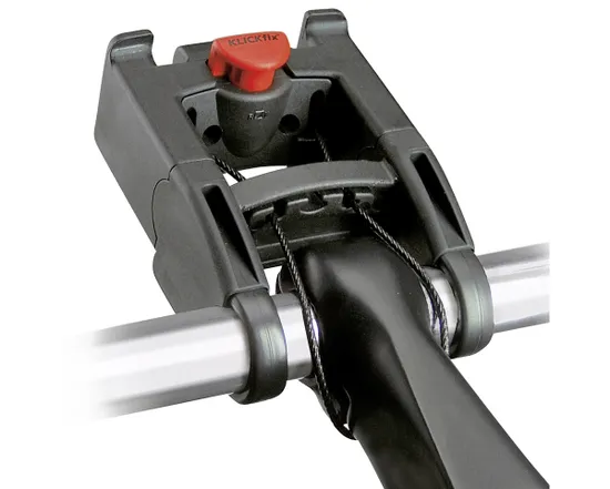 Rallonge de fixation de panier au guidon 43 mm Noir