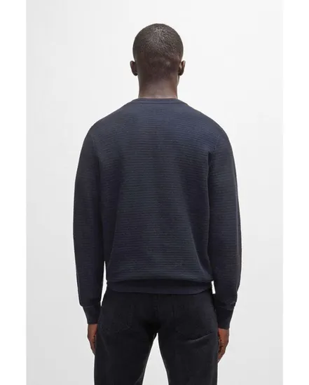 Pull col rondHomme ANION S Bleu Foncé