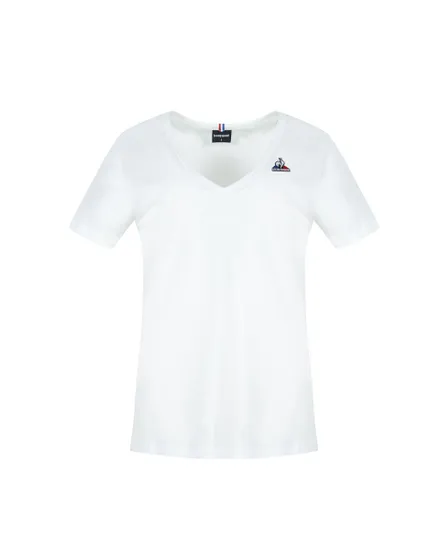 T-shirt manches courtes Femme ESS TEE SS COL V N 1 W Blanc