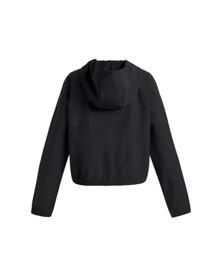 Veste zip Fille UA RIVAL WOVEN HD JACKET Noir