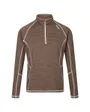 Haut col zip Homme Yonder Marron